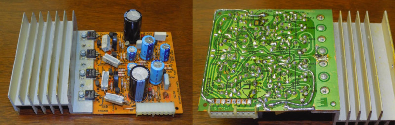 Magnavox R344 with TO-220 Push-Pull Amplifier Sub-Board