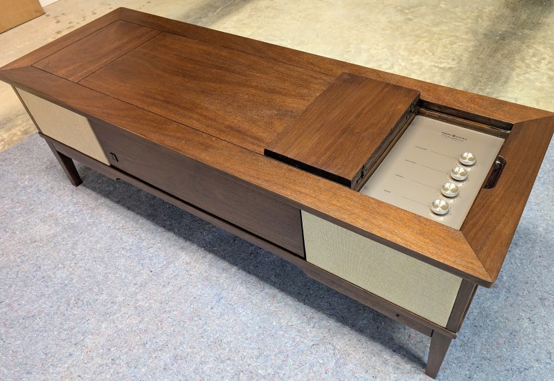 Front, control door open